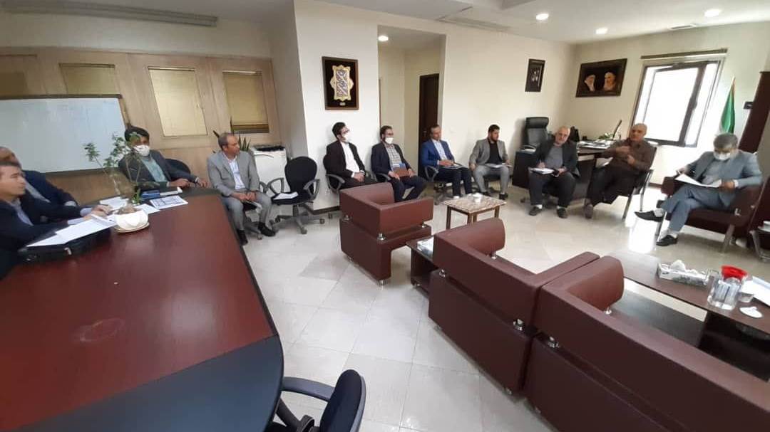 نشست جمعی از شهرداران استان با مدیرکل دفتر امور شهری استانداری